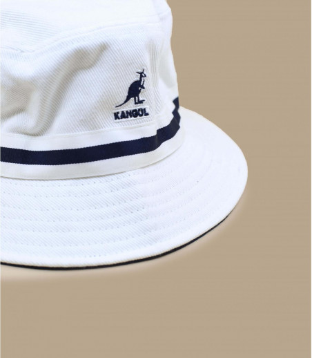 bob Kangol blanc rayure